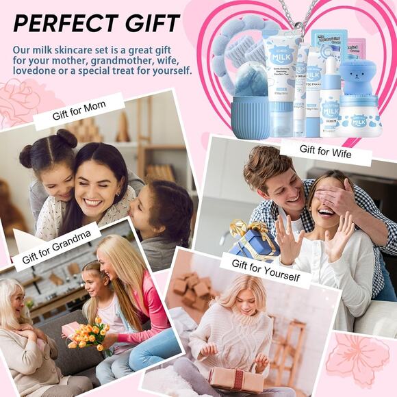 Milk Skin Care for Kids 10-12 Gifts - Milk Skincare Set, Daily Skin Care R - Picture 5 of 5